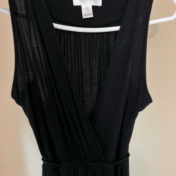Motherhood Maternity black maxi dress, size Large - Picture 3 of 7